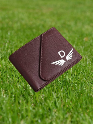 KEYUR Men Casual Brown Artificial Leather Wallet(3 Card Slots)