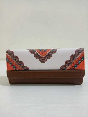 DOSYSO Women Casual, Evening/Party Brown Artificial Leather Wallet(4 Card Slots)