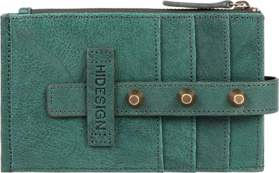 HIDESIGN Women Casual, Formal Green Genuine Leather Wallet(4 Card Slots)