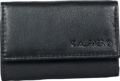 Calfnero Men Blue Genuine Leather Card Holder(9 Card Slots)