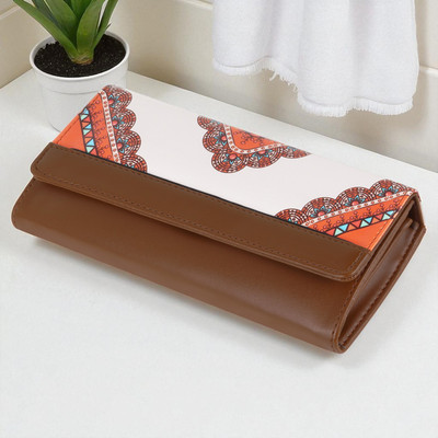 DOSYSO Women Casual, Evening/Party Brown Artificial Leather Wallet(4 Card Slots)