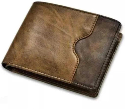 DAFOLIO Boys Trendy Brown Artificial Leather Wallet(6 Card Slots)