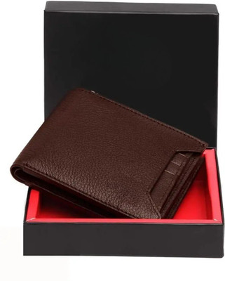 SAMTROH Men Brown Artificial Leather Money Clip(6 Card Slots)