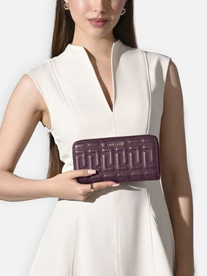 Lavie Luxe Women Casual Maroon Artificial Leather Wallet(8 Card Slots)