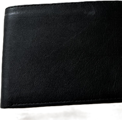 TVAK Men Formal, Travel, Trendy, Ethnic Black Genuine Leather Wallet(5 Card Slots)