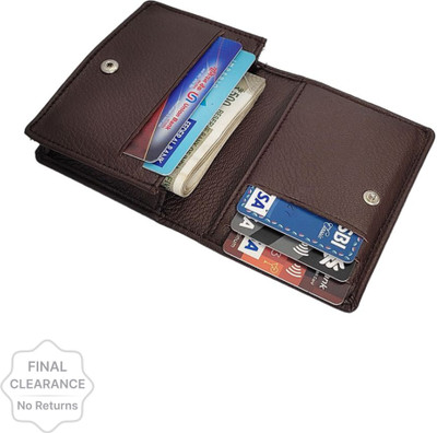 HouseOfCommon 4 Card Holder(Set of 1, Brown)