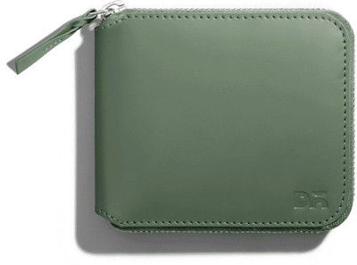 DailyObjects Women Casual Green Artificial Leather Wallet(3 Card Slots)
