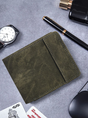 Kastner Men Casual Green Artificial Leather Wallet(4 Card Slots)