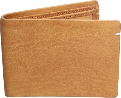 HENEDA Men Formal Tan Artificial Leather Wallet(5 Card Slots)