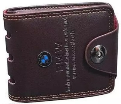 winsomethreads Men Casual Brown Genuine Leather Wallet(3 Card Slots)