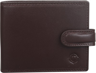 Cotnis Men Trendy, Formal, Travel Brown Genuine Leather Wallet(10 Card Slots)