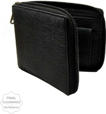 Designer Bugs Men Black Artificial Leather Wallet(3 Card Slots)