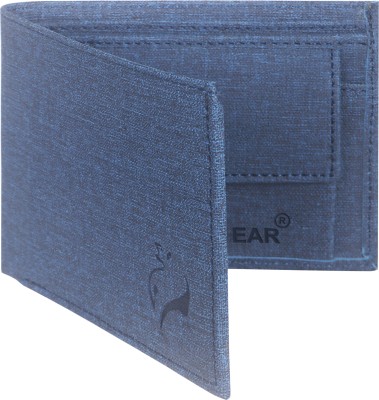 White Bear Boys Formal Blue Artificial Leather Wallet(8 Card Slots)