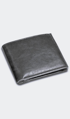 KOOCHI Men Grey Artificial Leather Wallet(3 Card Slots)