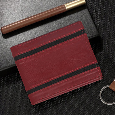 K-LITE Men Multicolor Genuine Leather Wallet(4 Card Slots)
