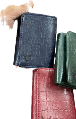 Highlark Men & Women Casual, Formal, Travel, Trendy, Evening/Party Blue Artificial Leather, Aluminium Card Holder(11 Card Slots)