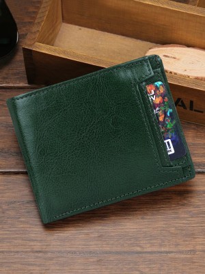 WARCKS Men Casual, Evening/Party, Formal, Travel, Trendy Green Artificial Leather Wallet(8 Card Slots)