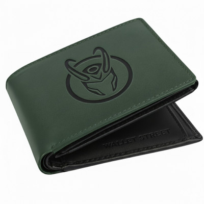 WALLETSTREET Men Trendy, Formal, Evening/Party, Travel Green Genuine Leather Wallet(9 Card Slots)