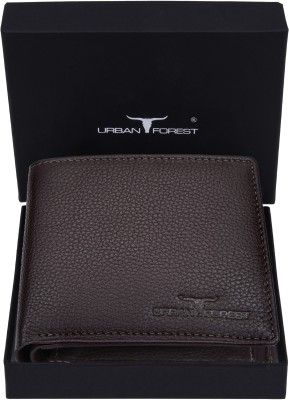 URBAN FOREST Men Casual, Trendy, Formal, Travel Brown Genuine Leather Wallet(5 Card Slots)