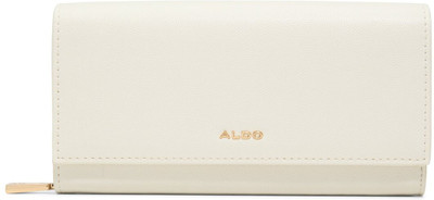 ALDO Women Casual Beige Artificial Leather Wallet(2 Card Slots)