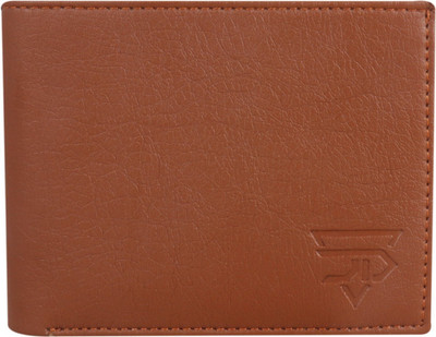 JND Men Casual Tan Artificial Leather Wallet(11 Card Slots)