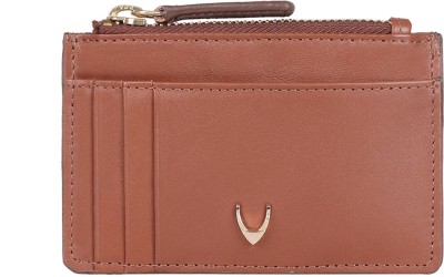 HIDESIGN Women Tan Genuine Leather Card Holder(3 Card Slots)