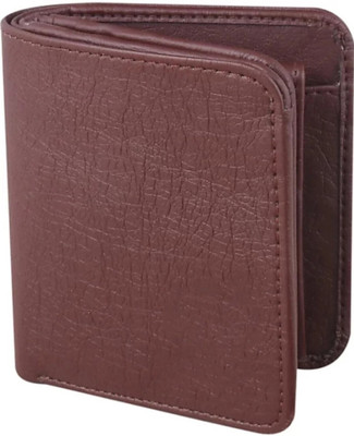 SHAMRIZ Men Evening/Party Brown Artificial Leather Wallet(7 Card Slots)