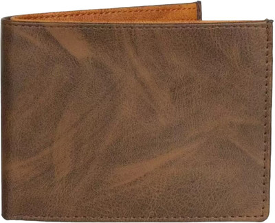 shippy Men Casual Brown Artificial Leather Wallet(5 Card Slots)