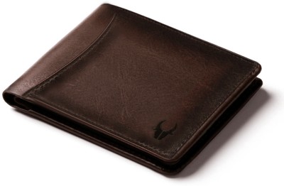 WILDHORN Men Casual Brown Genuine Leather Wallet(9 Card Slots)