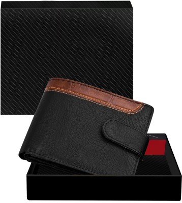 WELTWORLD Men Casual, Evening/Party, Formal Black, Brown Artificial Leather Wallet(3 Card Slots)