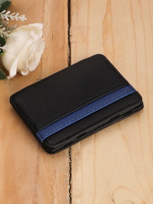 Kastner Men Casual, Formal Blue, Black Artificial Leather Card Holder(6 Card Slots)