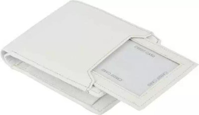 zaphod Men Casual, Evening/Party, Formal, Travel, Trendy White Artificial Leather Wallet(9 Card Slots)