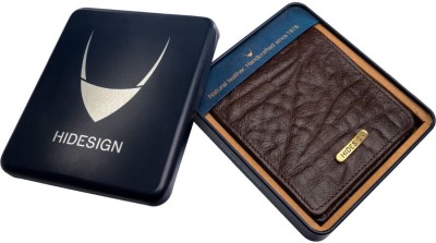 HIDESIGN Men Casual Brown Genuine Leather Wallet(2 Card Slots)