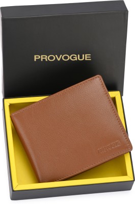 PROVOGUE Men Casual, Formal Tan Genuine Leather Wallet(4 Card Slots)