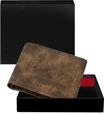JUWO COLLECTION Men Casual, Evening/Party, Formal Brown Artificial Leather Wallet(3 Card Slots)