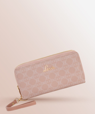 LAVIE Women Casual Pink Artificial Leather Wallet(4 Card Slots)
