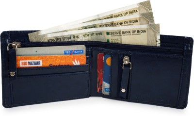 Sonrisa Men Trendy, Casual, Evening/Party, Formal Blue Artificial Leather Wallet(5 Card Slots)