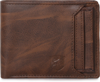 SAMTROH Men Brown Artificial Leather Wallet(2 Card Slots)
