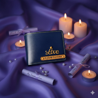 MONISTRY Men Casual, Ethnic, Evening/Party, Travel, Trendy Blue Artificial Leather Wallet(3 Card Slots)