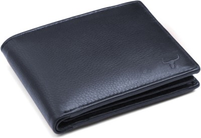 WILD NAPA Men Blue Genuine Leather Wallet(8 Card Slots)