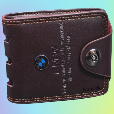 SHYAM Men Casual Brown Artificial Leather Wallet(6 Card Slots)
