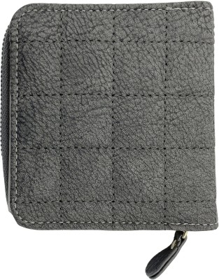 SYGA Women Grey Artificial Leather Wallet(2 Card Slots)