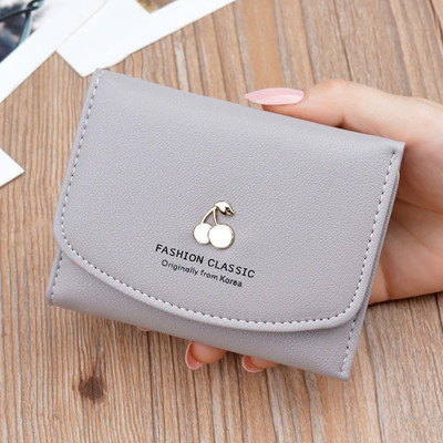 SYGA Women Casual Grey Artificial Leather Wallet(5 Card Slots)