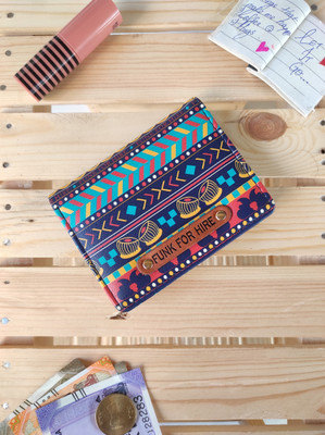 FUNK FOR HIRE Men & Women Casual Multicolor, Brown Artificial Leather Wallet(6 Card Slots)