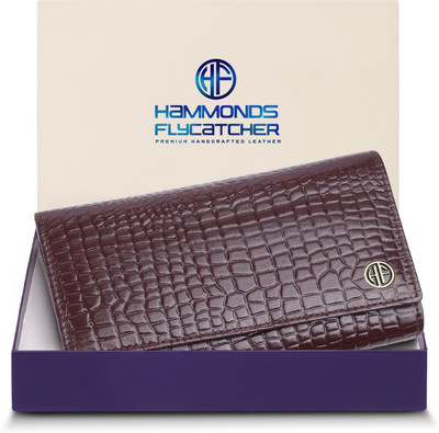 Hammonds Flycatcher Women Formal, Casual, Evening/Party Brown Genuine Leather Wallet(9 Card Slots)