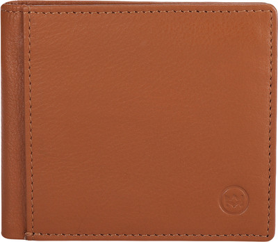 MARSTEN Men Casual Tan Genuine Leather Wallet(8 Card Slots)