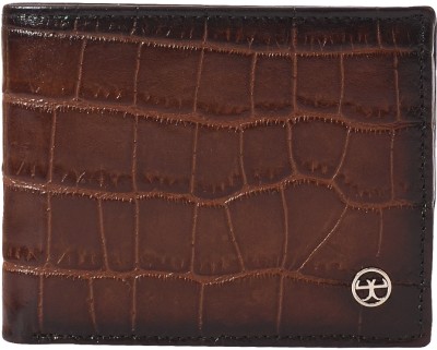 eske Men Casual, Formal, Travel Tan Genuine Leather Wallet(7 Card Slots)