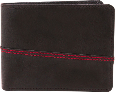 Karma Focus Men Brown Genuine Leather Wallet(4 Card Slots)