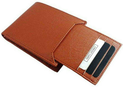 gustave Men Casual Tan Artificial Leather Wallet(10 Card Slots)