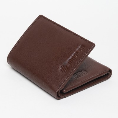 Jungler Men Casual, Trendy, Travel Brown Genuine Leather Wallet(9 Card Slots)